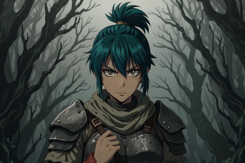 Cover art for Runa Oswick (Lioness of the Lowborn), a rebel scenario on AI Dungeon