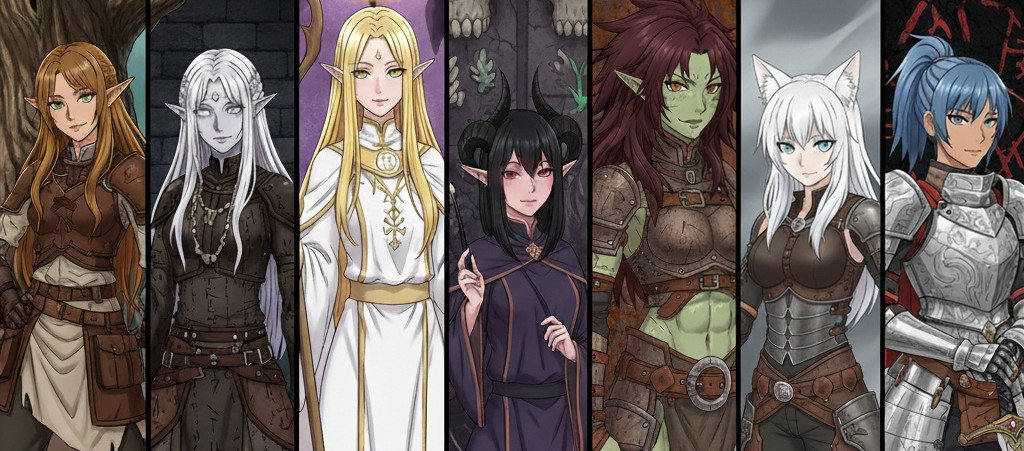 Cover art for Delvers and Damsels, a dungeon scenario on AI Dungeon