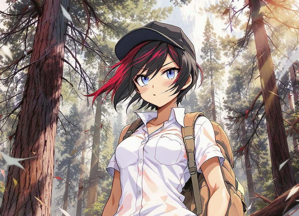 Cover art for Ivy Terill (Wrong Turn, Right Person), a hiking scenario on AI Dungeon