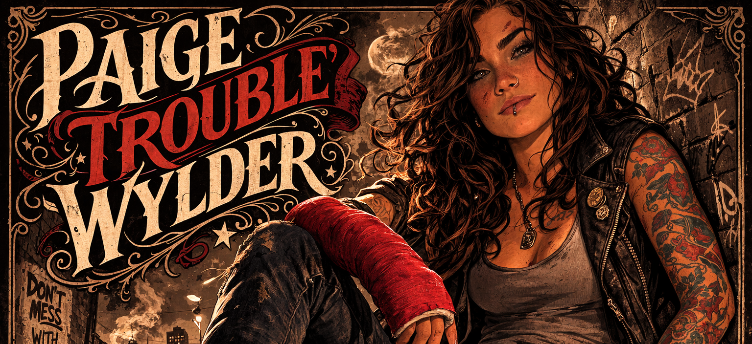 Cover art for Paige Wylder (Trouble In The Headlights), a crash scenario on AI Dungeon