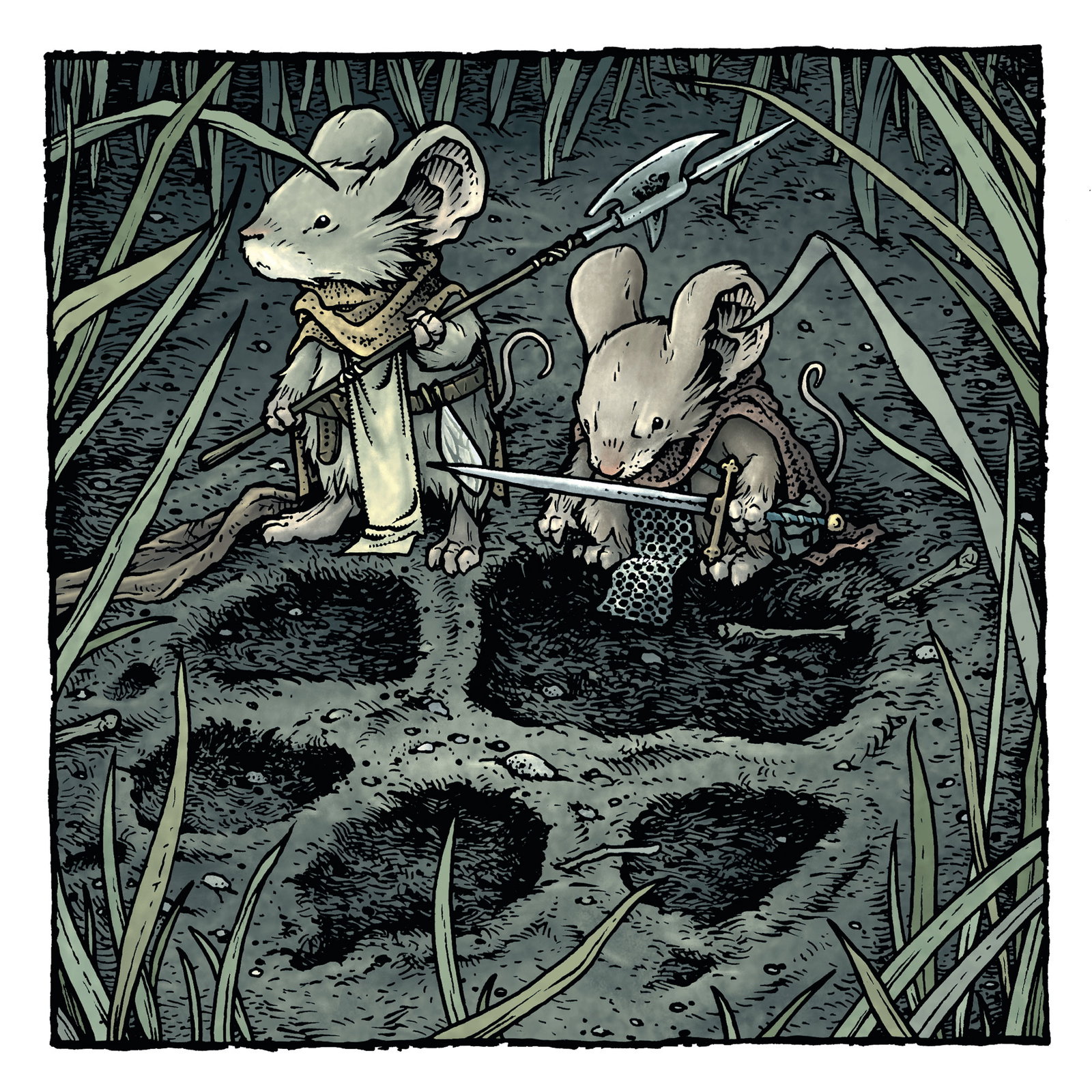 Cover art for Mouseguard , a cottage core scenario on AI Dungeon
