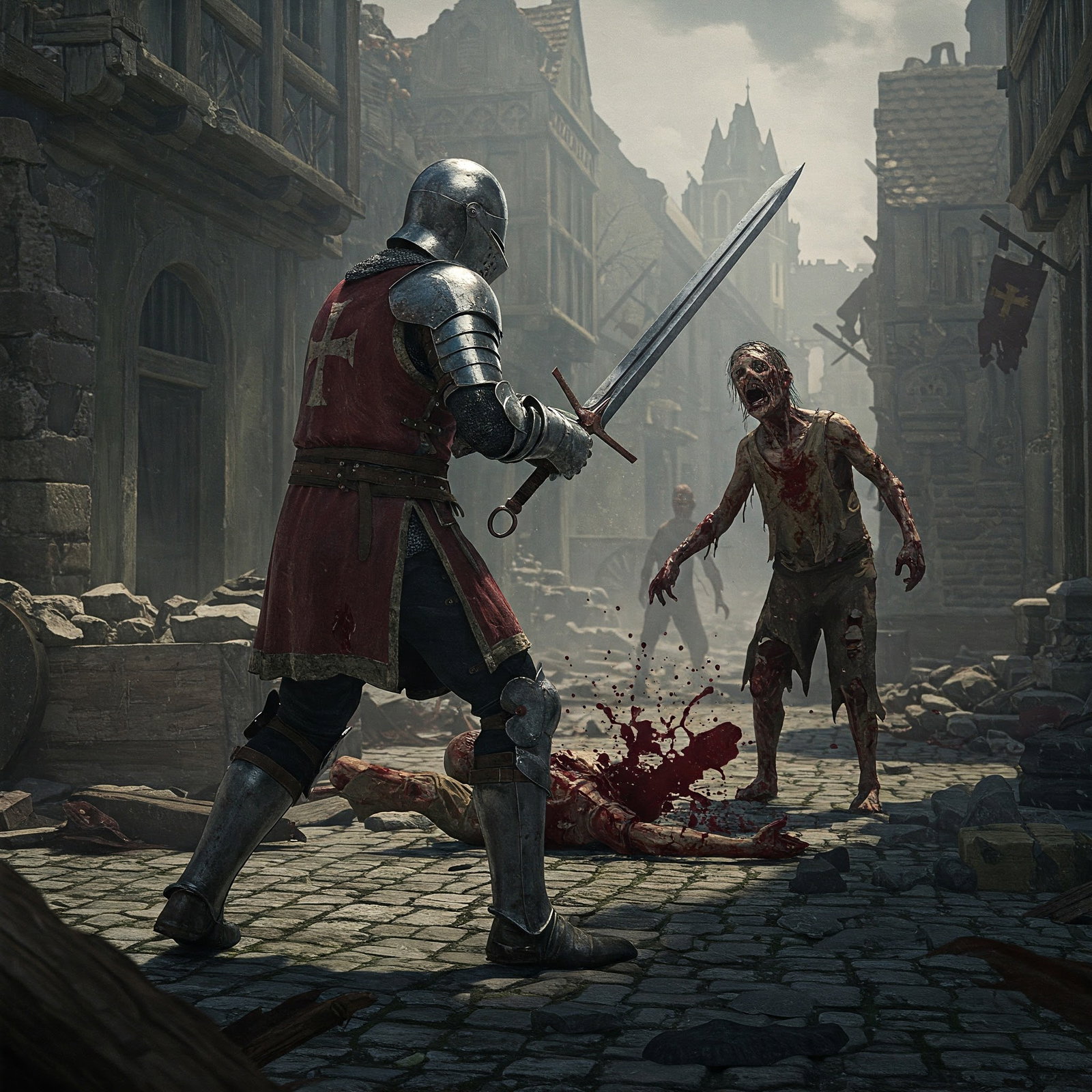 Cover art for Fantasy Zombie Apocalypse on AI Dungeon