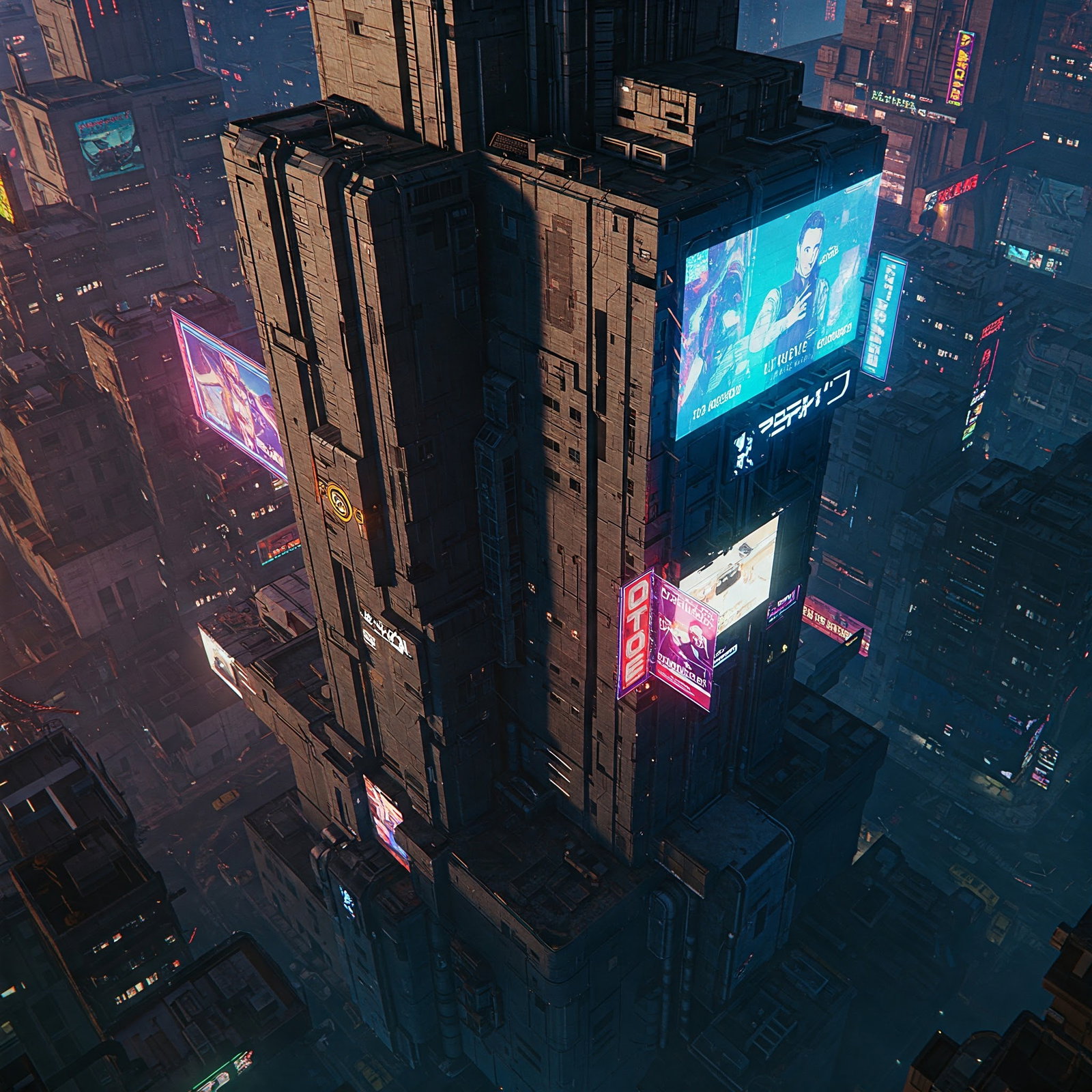 Cover art for Landchad Simulator (Cyberpunk), a landlord scenario on AI Dungeon