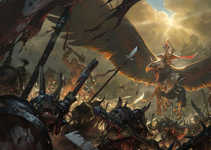 Cover art for Warhammer Fantasy, a warhammer scenario on AI Dungeon