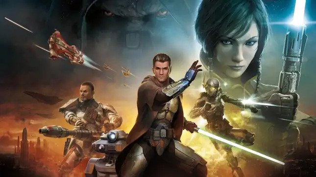 Cover art for Star Wars: The Old Republic, a star wars scenario on AI Dungeon