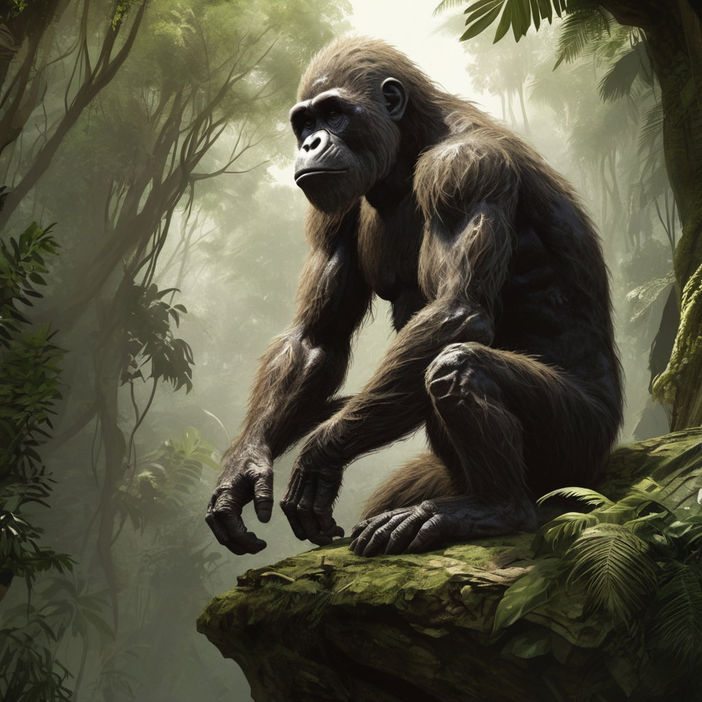 Cover art for Evolution of Mankind, a history scenario on AI Dungeon