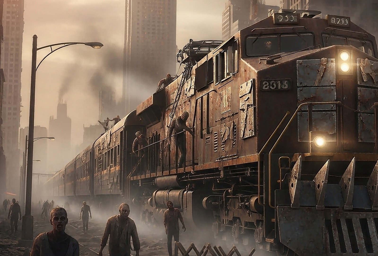 Cover art for The Behemoth, a train scenario on AI Dungeon