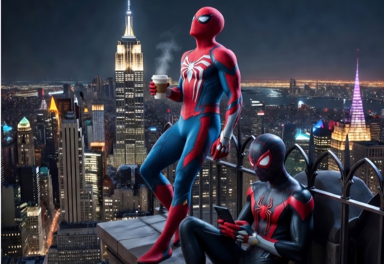 Cover art for New Age Spider-Man V1.0, a heroes scenario on AI Dungeon
