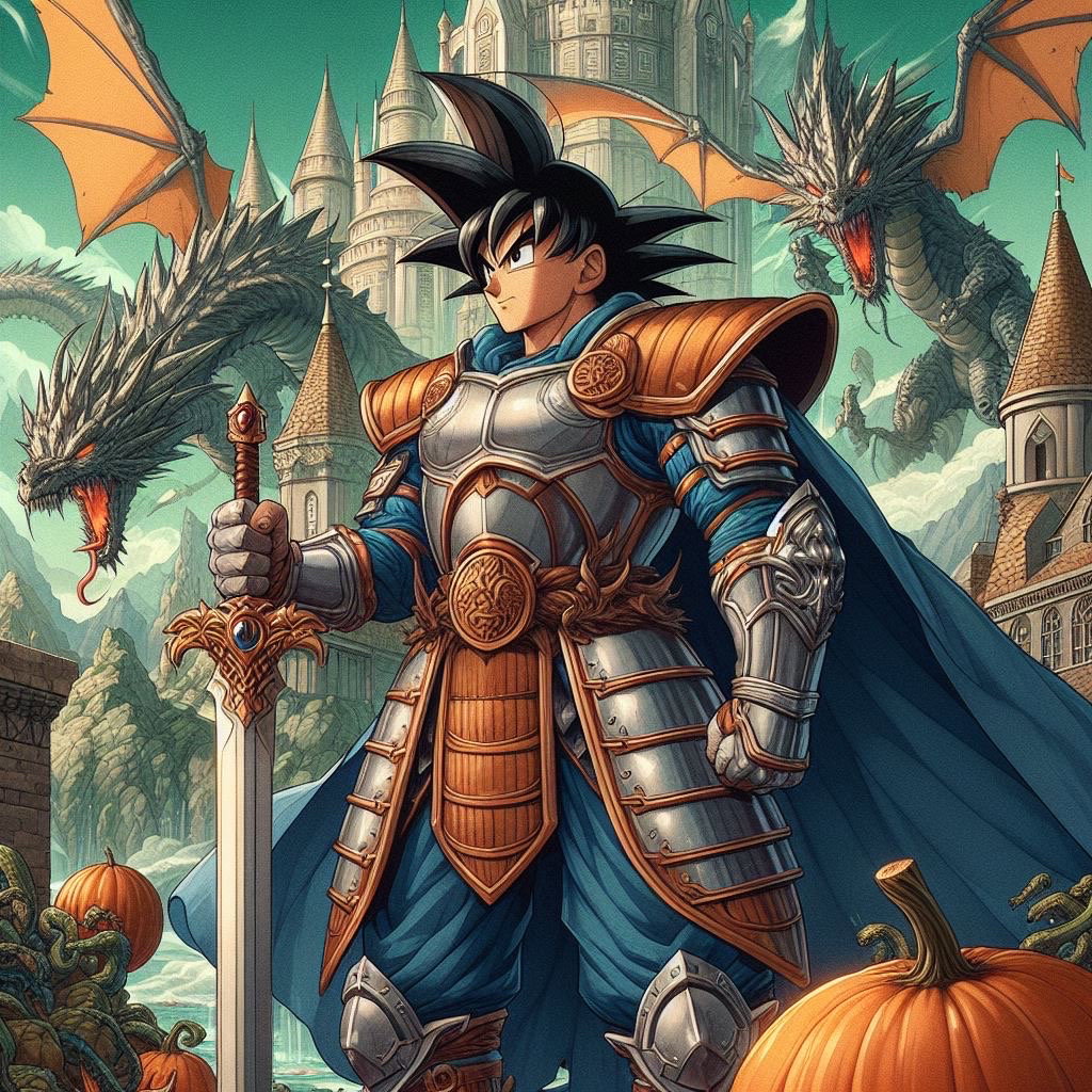 Cover art for Dragon Ball: Prime 🐉☄️, a dragon ball scenario on AI Dungeon