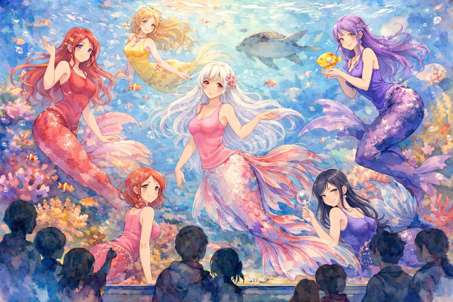 Cover art for Captured Mermaid, a mermaids scenario on AI Dungeon