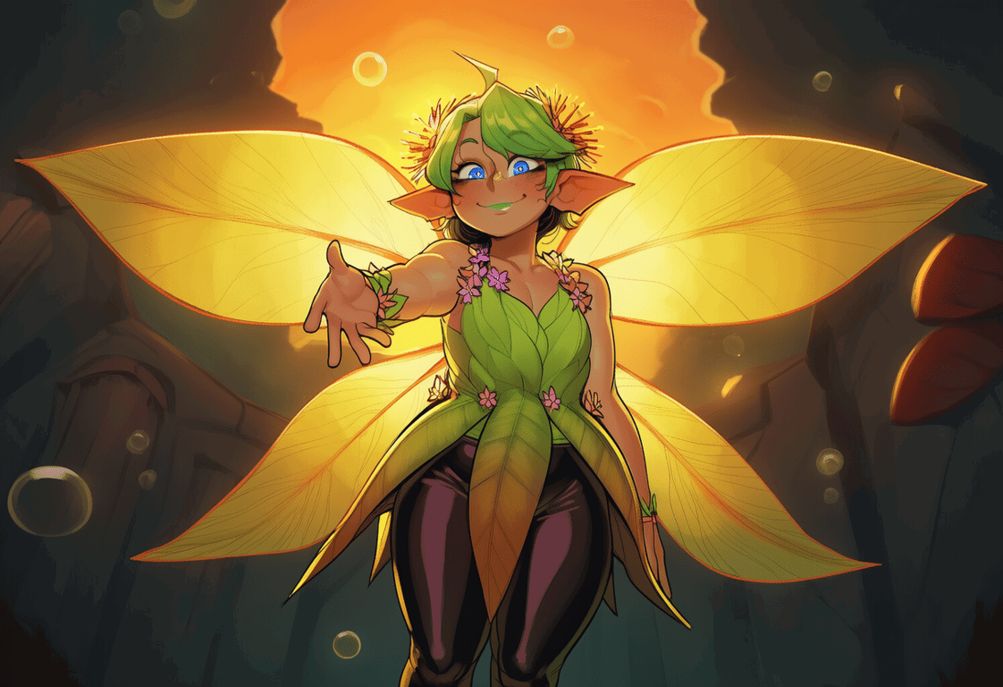 Cover art for On the Fairy Folk, a Study, a fantasy scenario on AI Dungeon