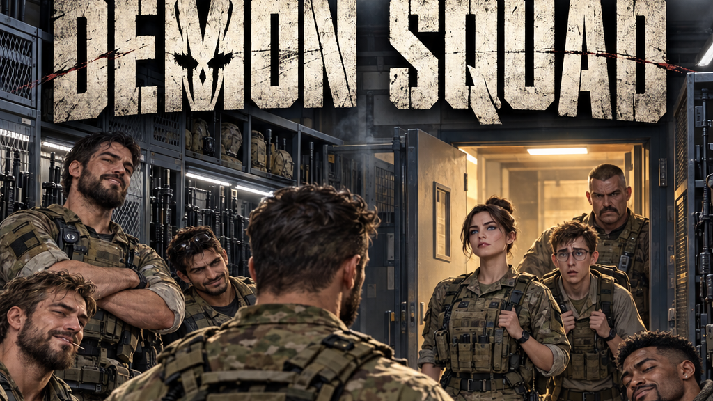 Cover art for Demon Squad, a military scenario on AI Dungeon